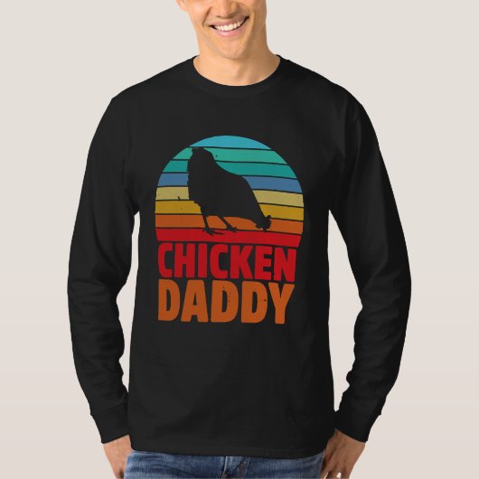 Chicken Daddy Fahters Day Dad   T-Shirt (Vorderseite)