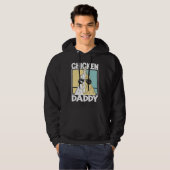Chicken Daddy farmer farming chickens Hoodie (Vorne ganz)