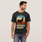 Chicken Daddy Vintage Chicken Daddy Farmer T-Shirt (Vorne ganz)