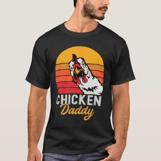 Chicken Daddy Vintage Farmer T-Shirt (Vorderseite)