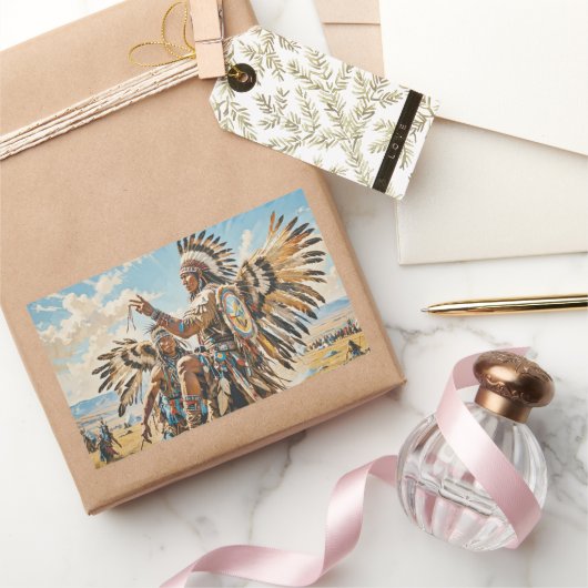 CHICKEN DANCE 2 RECHTECKIGER AUFKLEBER (Schenken)