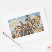 CHICKEN DANCE 2 RECHTECKIGER AUFKLEBER (Umschlag)