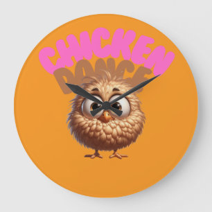 Chicken Dance Wall Clock Große Wanduhr