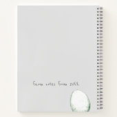 Chicken Diary Bauernhof Frische Eier Business Notizblock (Rückseite)