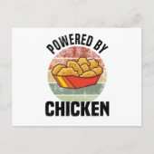 Chicken Diet Frühstück Chicken Nuggets Fan Postkarte (Vorderseite)