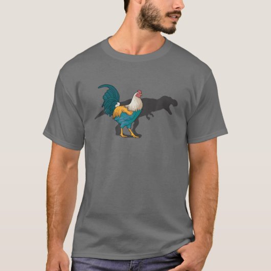 Chicken Dinosaurier Shadow T Rex Hen Lover Niedlic T-Shirt (Vorderseite)