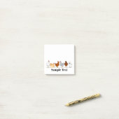 chicken doodle post it post-it klebezettel (Auf Schreibtisch)