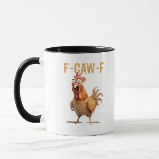 Chicken F-Caw-F Classic Tasse (Links)