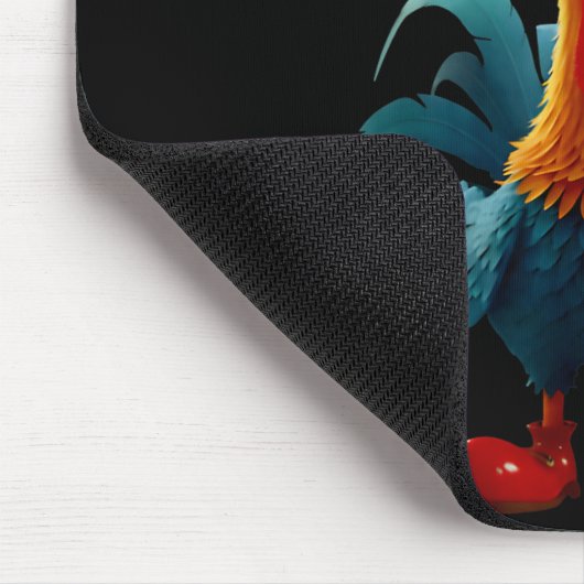 Chicken F-caw-f What The Heli F-caw-f  Mousepad (Ecke)