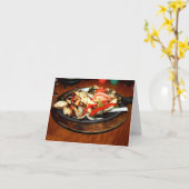 Chicken Fajitas Karte (Gelbe Blume)