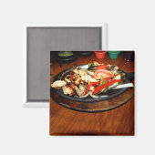 Chicken Fajitas Magnet (Vorderseite/Rückseite)