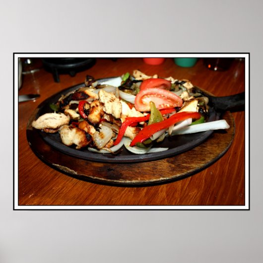 Chicken Fajitas Poster (Vorne)