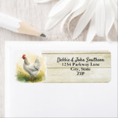 Chicken Farm Free Range Hobby Farm Return Address (Insitu)