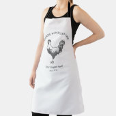Chicken Farm House All-Over Print Apron Schürze (InSitu)