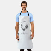 Chicken Farm House All-Over Print Apron Schürze (Getragen)