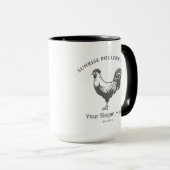 Chicken Farm House Designed Mug Tasse (VorderseiteRechts)