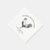 Chicken Farm Paper Napkin Serviette (Ecke)
