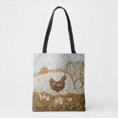 Chicken Farm Tote Bag Full Print Tasche (Vorderseite)