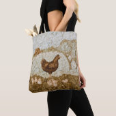 Chicken Farm Tote Bag Full Print Tasche (Von Nahem)