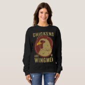 Chicken Farmer Chickens are my Wingmen Sweatshirt (Vorne ganz)