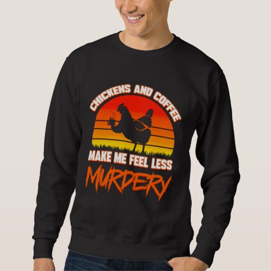 Chicken farmer  for farm poultry chicken breeder sweatshirt (Vorderseite)