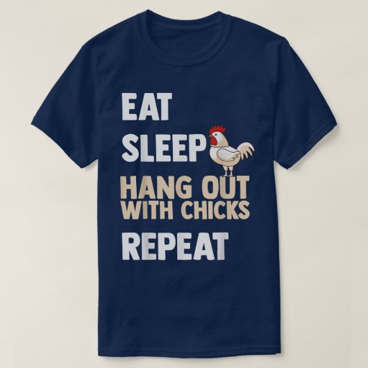 Chicken Farmer Grower Backyard Flock Egg Hen  T-Shirt (Design vorne)