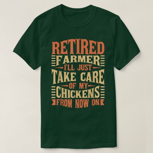 Chicken Farmer Hen T-Shirt (Design vorne)