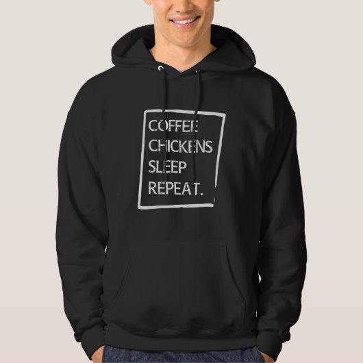 Chicken Farmer Lover Chicken Egg Hoodie (Vorderseite)