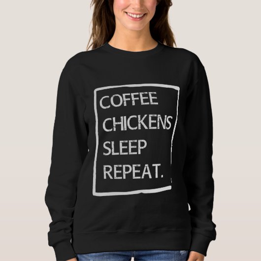 Chicken Farmer Lover Chicken Egg   Sweatshirt (Vorderseite)