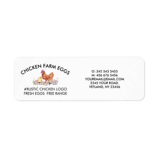 Chicken Farmhouse Agriculture Fresh Eggs (Vorne)