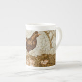 Chicken Farmyard Bone China Mug Porzellantasse (Vorderseite Rechts)