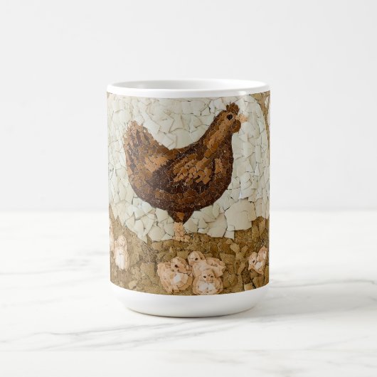Chicken Farmyard Mug Kaffeetasse (Mittel)