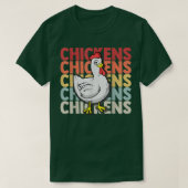 Chicken Flock Egg Hen Farmer Grower Backyard 115 T-Shirt (Design vorne)