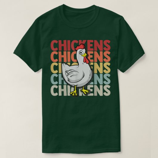 Chicken Flock Egg Hen Farmer Grower Backyard 115 T-Shirt (Design vorne)