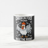 Chicken Foot Friends Rule the Roost Kaffeetasse (Mittel)