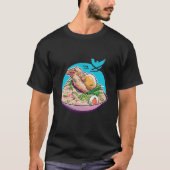 Chicken Frice Rice Vaporwave Style Ästhetik T-Shirt (Vorderseite)