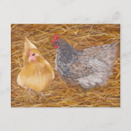 Chicken Friends JW Postkarte