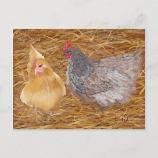 Chicken Friends JW Postkarte (Vorderseite)