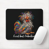 Chicken Funny Fried But Fabulous Graphic Women Chi Mousepad (Mit Mouse)