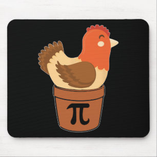 Chicken Funny Math Engineer Nerd Geburtstagsgesche Mousepad