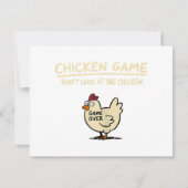 Chicken Game Don't Look At The Chicken Funny Chick (Vorderseite)