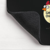 Chicken Game Don't Look At The Chicken Funny Chick Mousepad (Ecke)