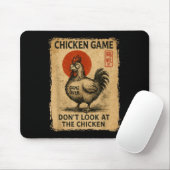 Chicken Game Funny Japanese Boys Girls Womens Mens Mousepad (Mit Mouse)