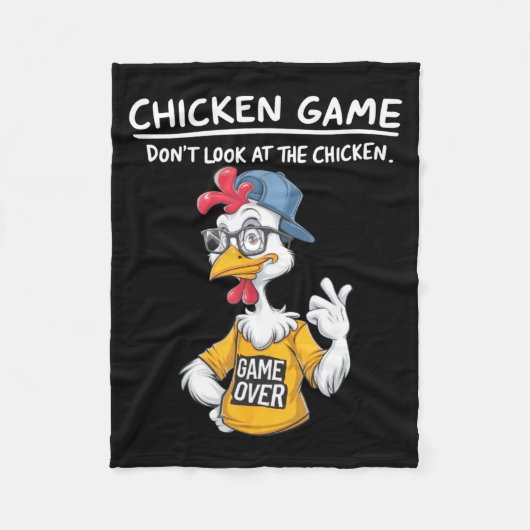 Chicken Game Humorous Family Tee - Uni-adults & Fleecedecke (Vorderseite)