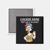 Chicken Game Humorous Family Tee - Uni-adults & Magnet (Vorderseite/Rückseite)