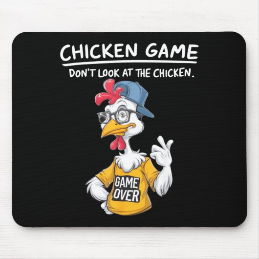 Chicken Game Humorous Family Tee - Uni-adults & Mousepad (Vorne)