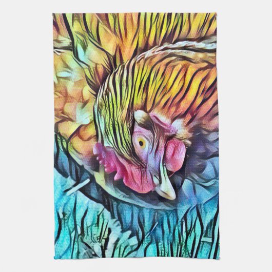 CHICKEN GESCHIRRTUCH (Vertikal)