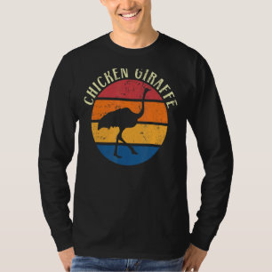 Chicken Giraffe Ostrich Animal Flighless Bird T-Shirt