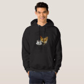 Chicken God Is Great Coffee is Good People Are Cra Hoodie (Vorne ganz)