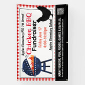 CHICKEN GRILLEN Fundraiser PTO PTA Church Banner (Vertikal)